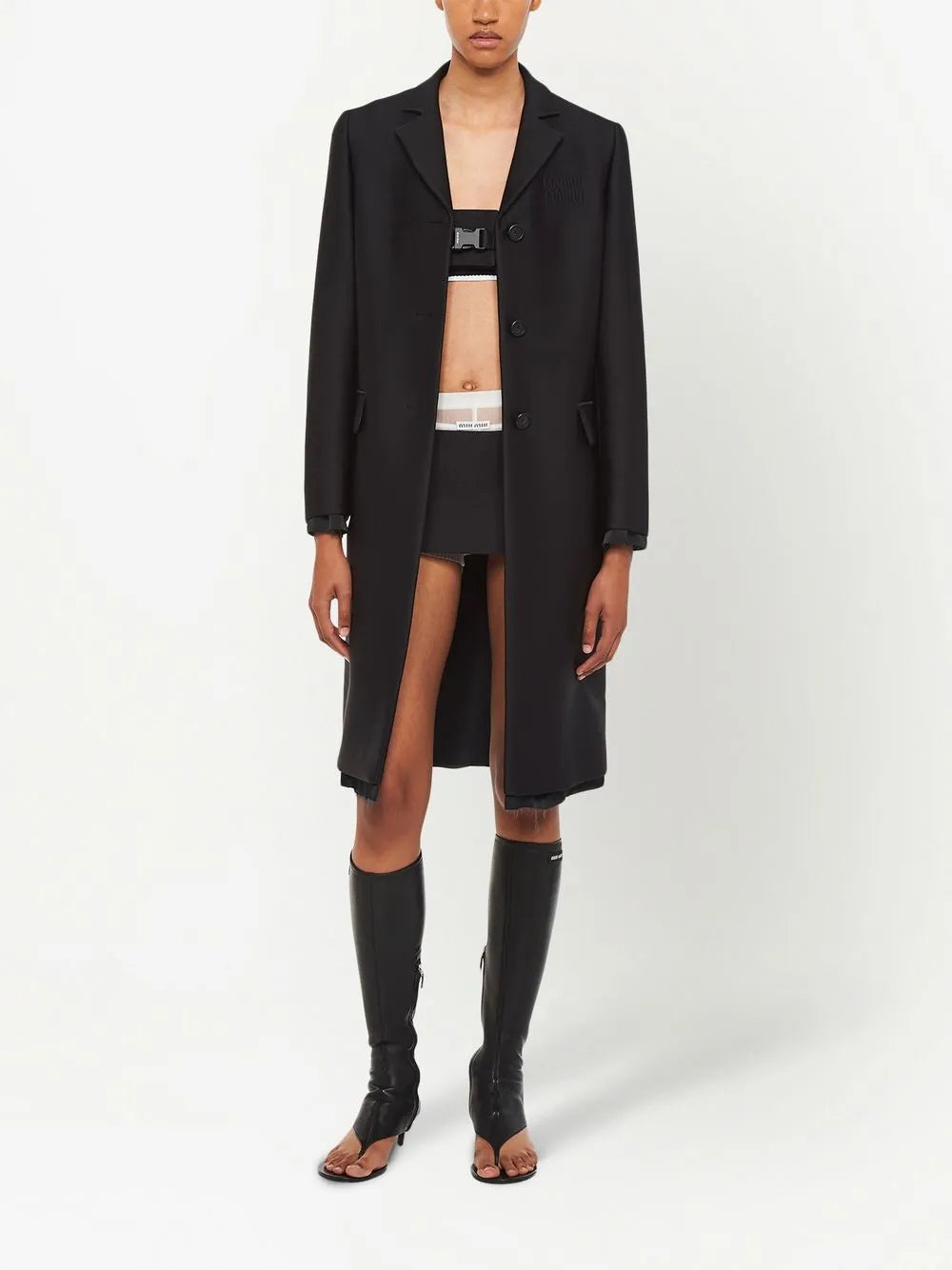 Radzimir Buckle-Detail Bralette Top