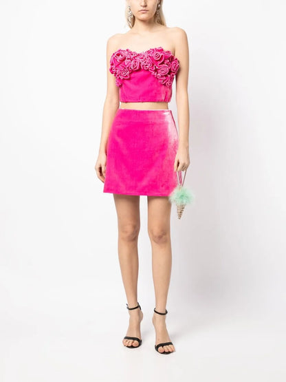 Vevlvet A-Line Mini Skirt