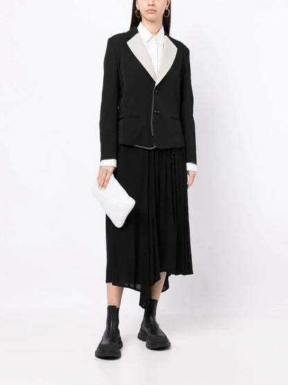 Single-Breasted Wool Blazer