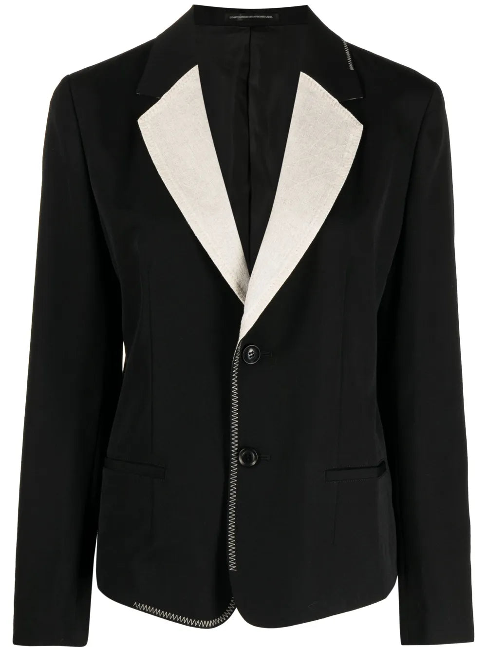 Single-Breasted Wool Blazer