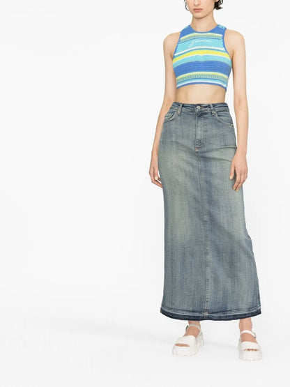 Denim Maxi Skirt