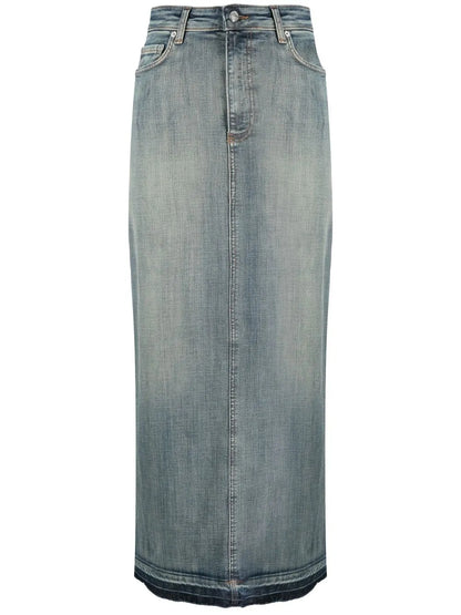 Denim Maxi Skirt