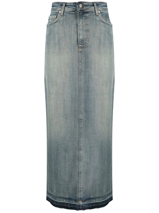 Denim Maxi Skirt