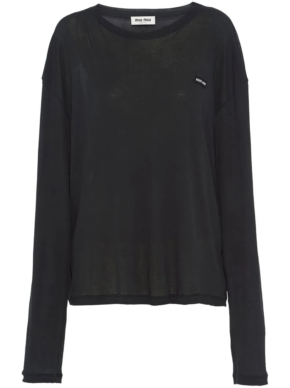 Logo-Patch Long-Sleeve T-Shirt