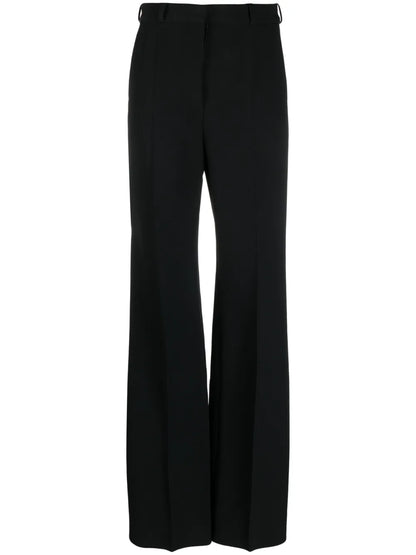 High-Waist Flared Trousers
