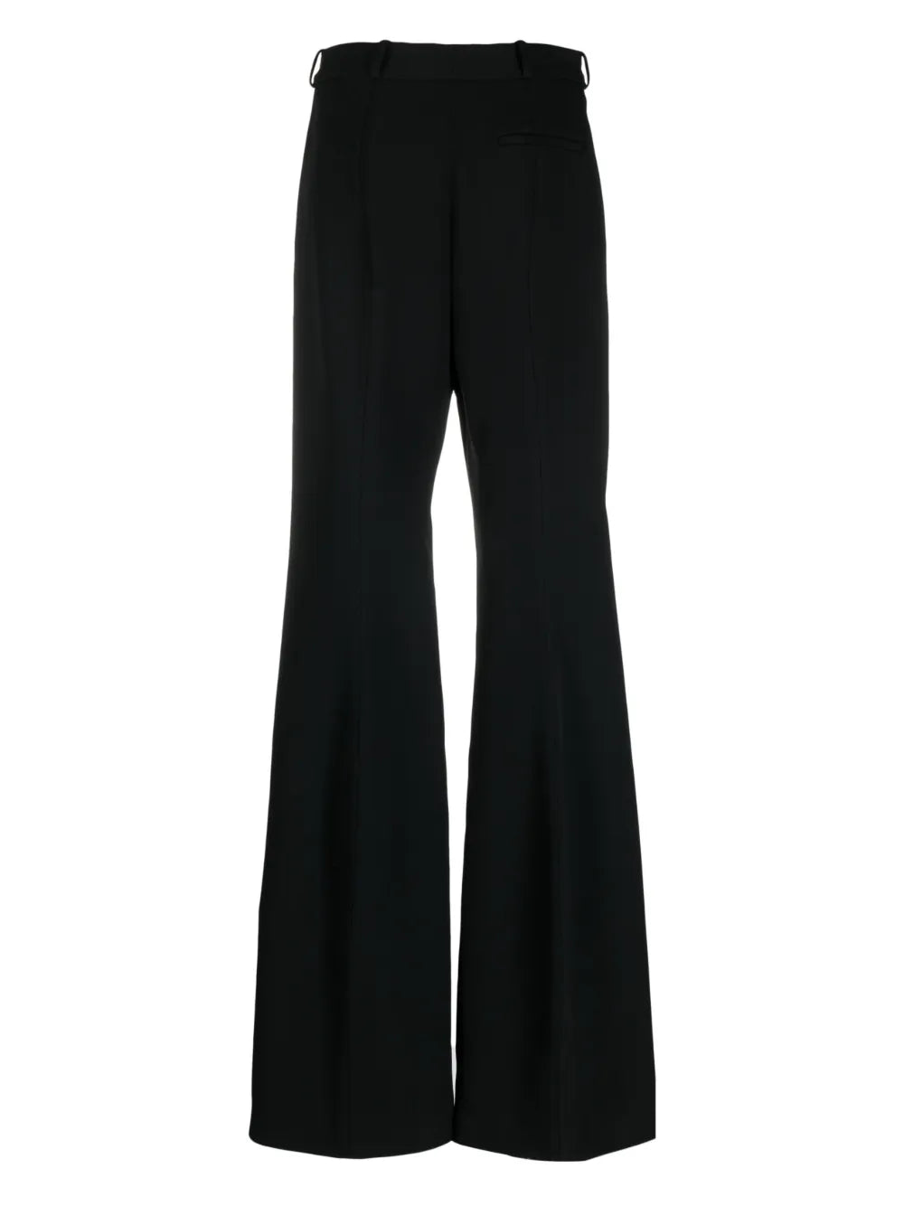 High-Waist Flared Trousers