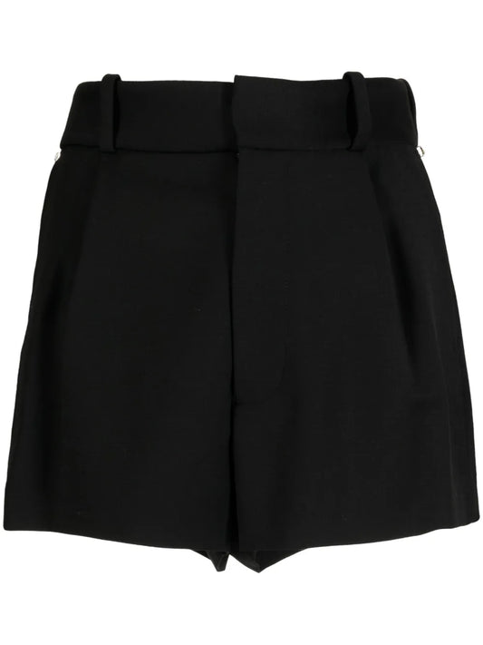 Crystal-Embellished Cut-Out Shorts