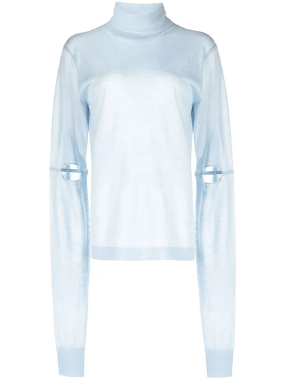 Cut-Out Detail Cashmere Jumper