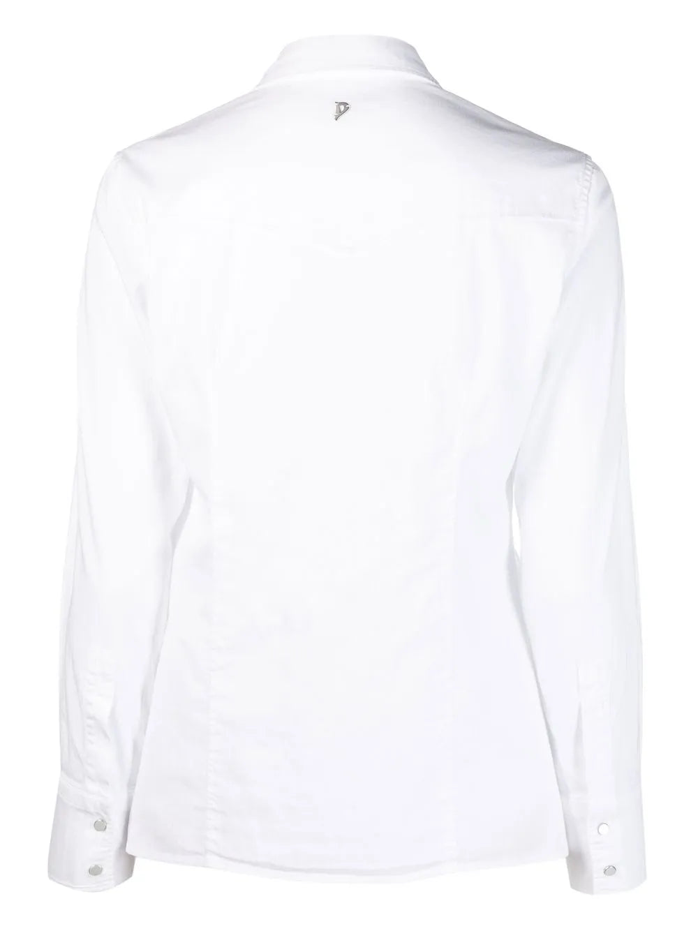 Long-Sleeved Stretch-Cotton Shirt