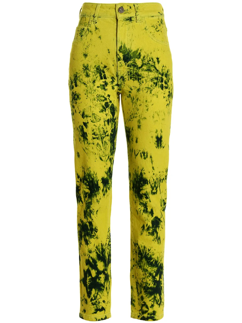 Tie Dye-Print Jeans