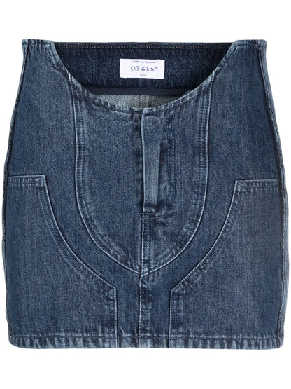 Motorcycle Hole Miniskirt