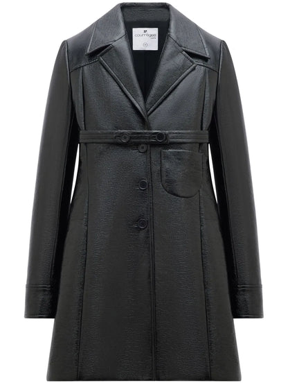 Heritage Belted Vinyl Tailored Coat