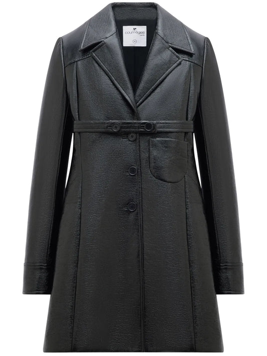 Heritage Belted Vinyl Tailored Coat