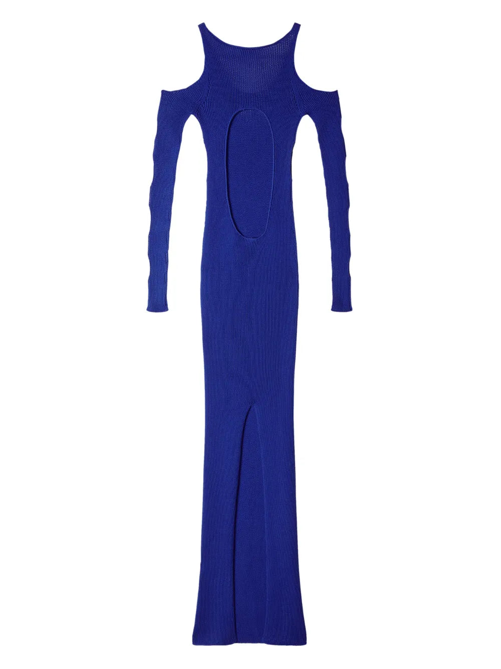 Ribbed Cut-Out Dress