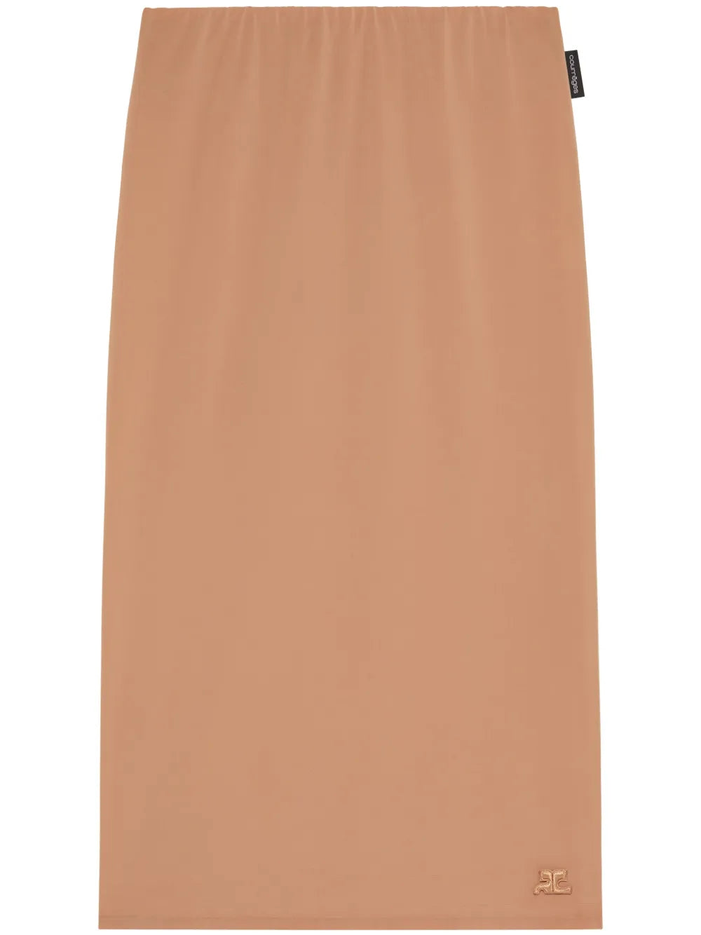 Semi-Sheer Midi Skirt