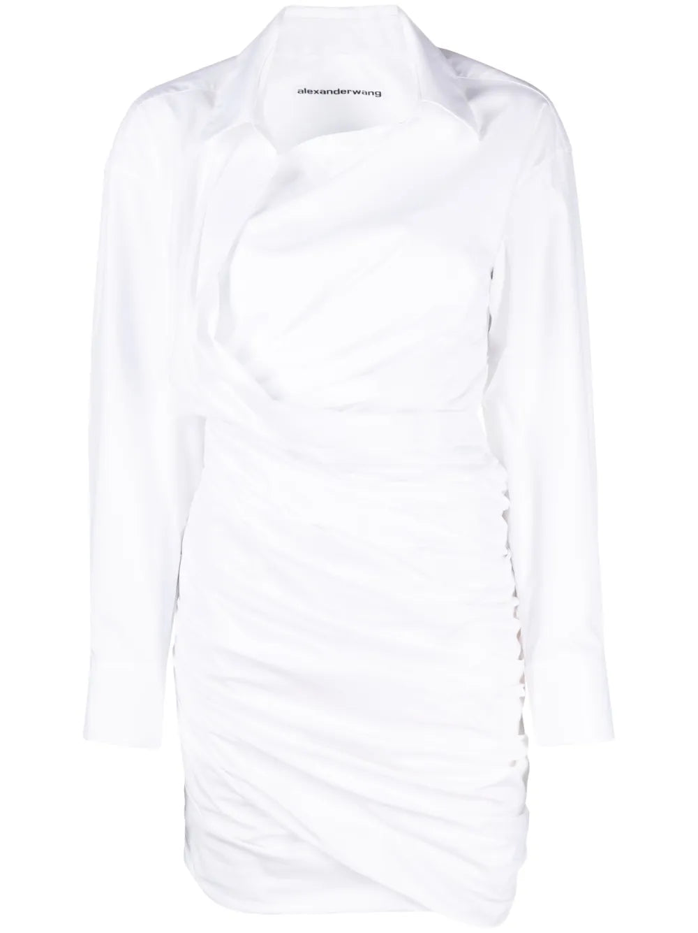 Asymmetric Cotton Shirtdress