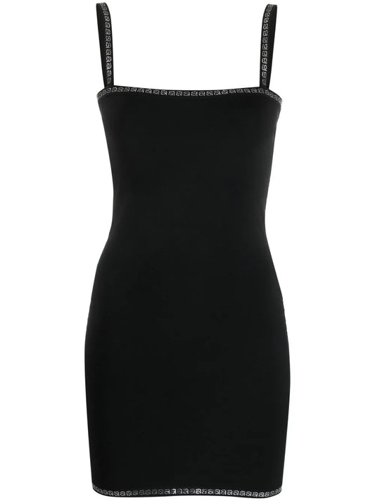 Kleid Crystal-Embellishment Mini Dress