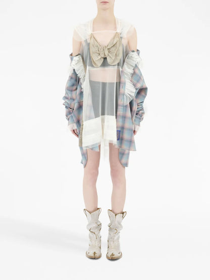 Wool Tulle Shirt