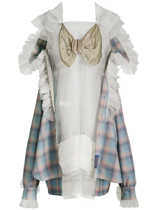 Wool Tulle Shirt