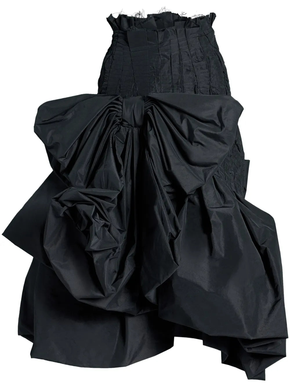 Bow-Detail Ruffled Skirt