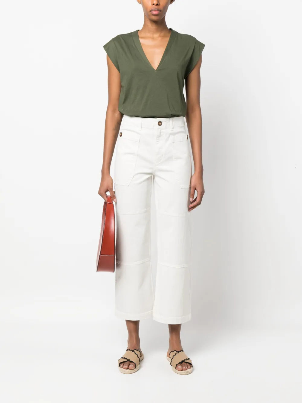 Straight-Leg Utility Trousers