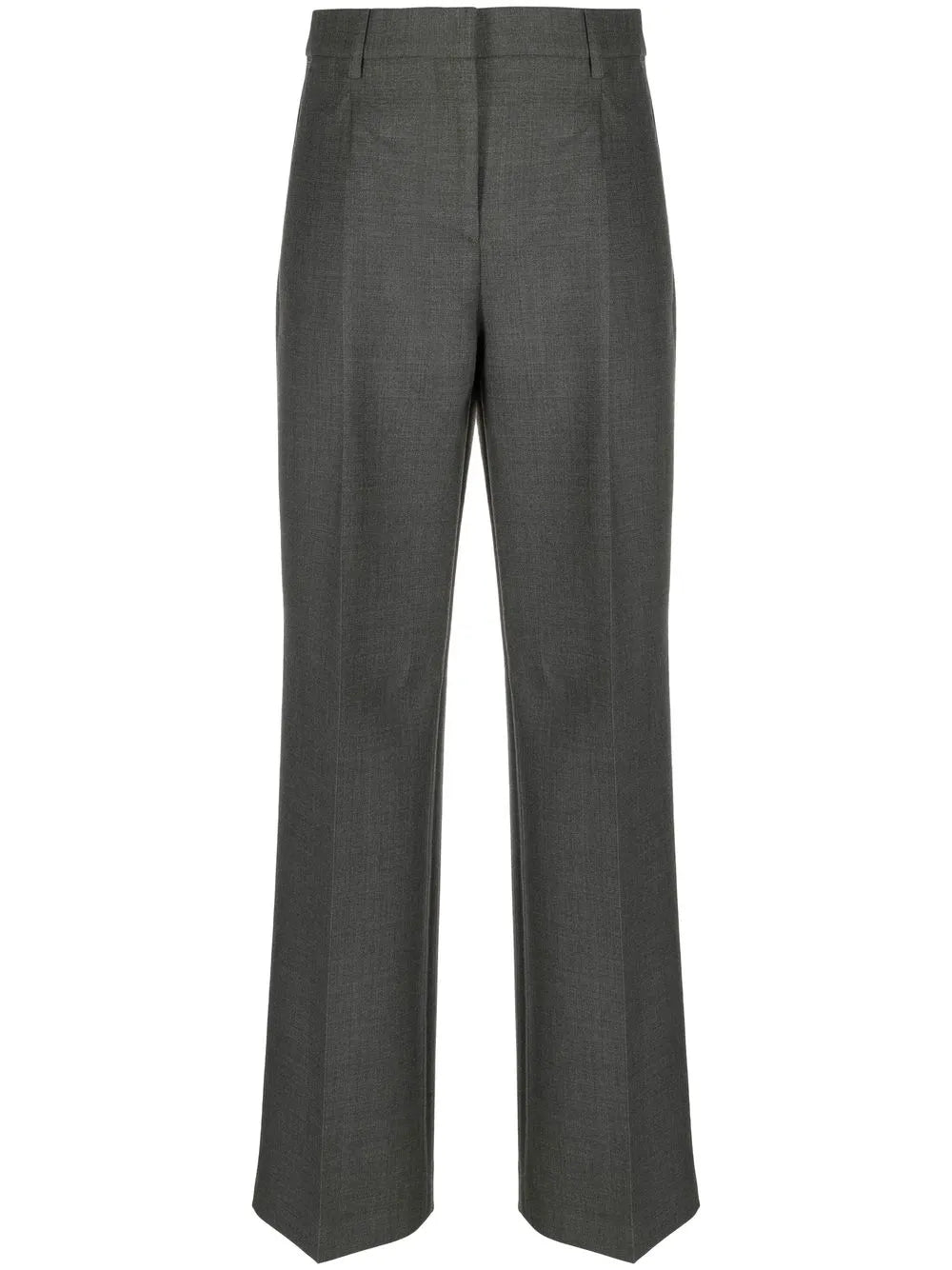 Straight-Cut Tailored Trousers