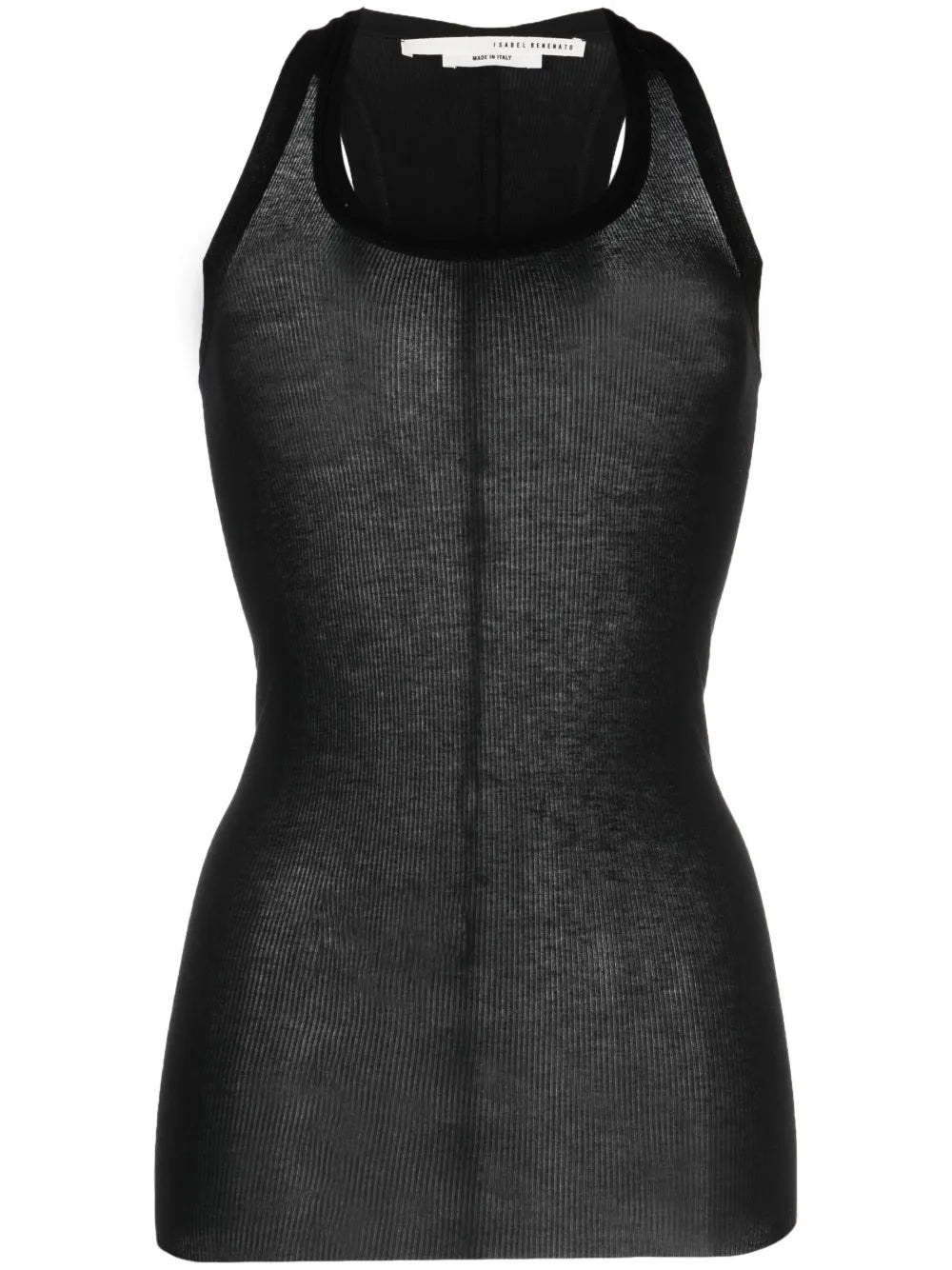 U-Neck Ribbed Tank Top