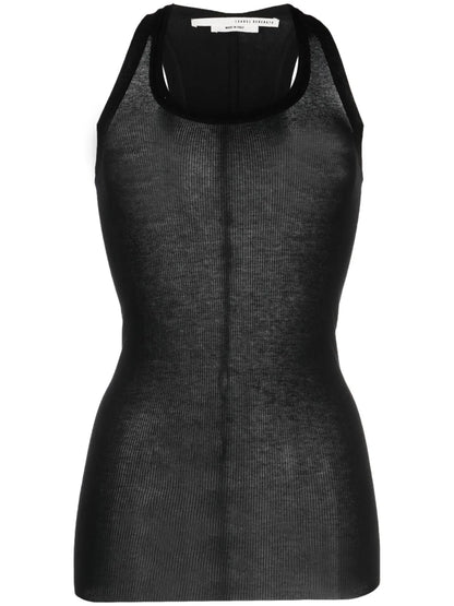 U-Neck Ribbed Tank Top