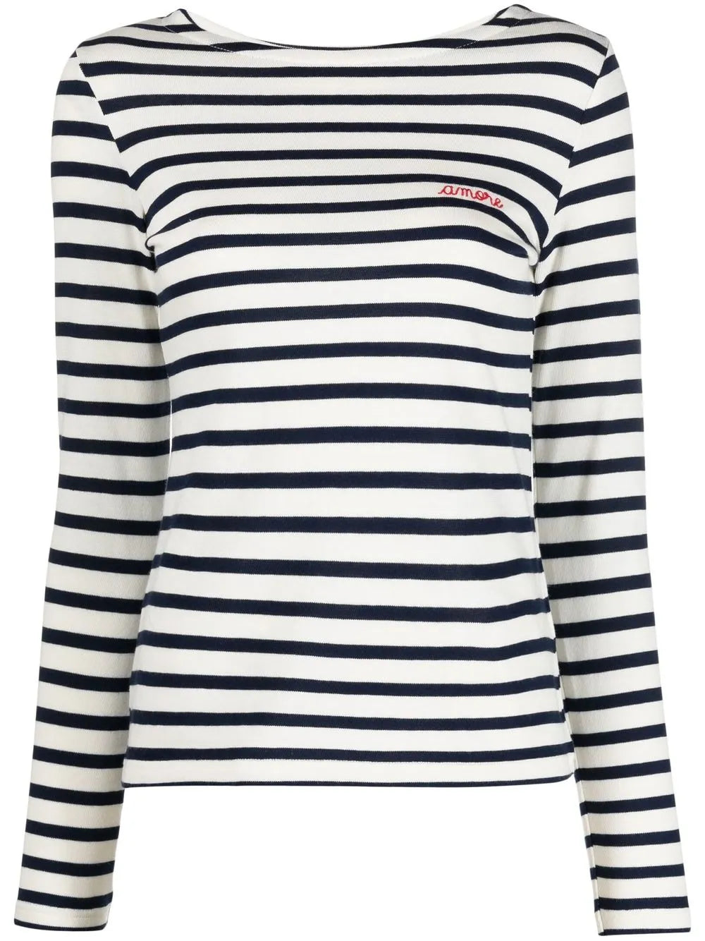 Stripe-Pattern Sweatshirt