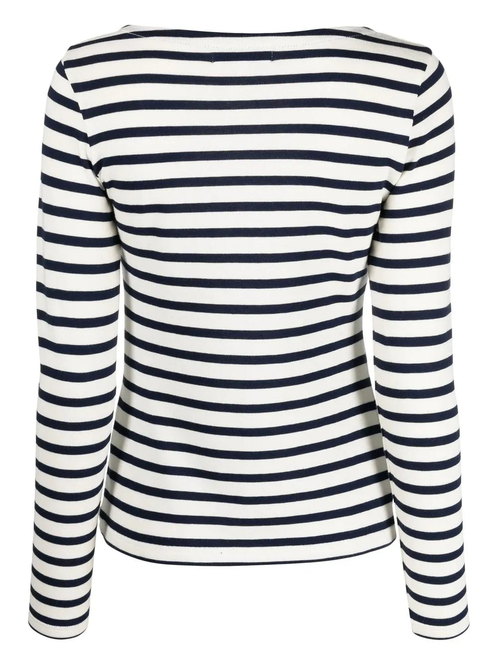 Stripe-Pattern Sweatshirt