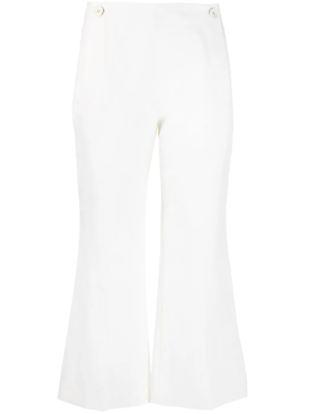 High-Waisted Cropped Trousers