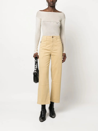 Straight-Leg Utility Trousers