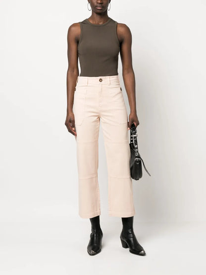 Straight-Leg Utility Trousers