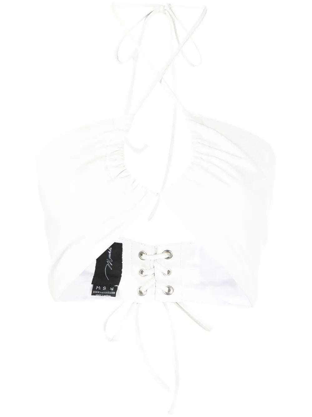 Ruched Halter-Neck Top