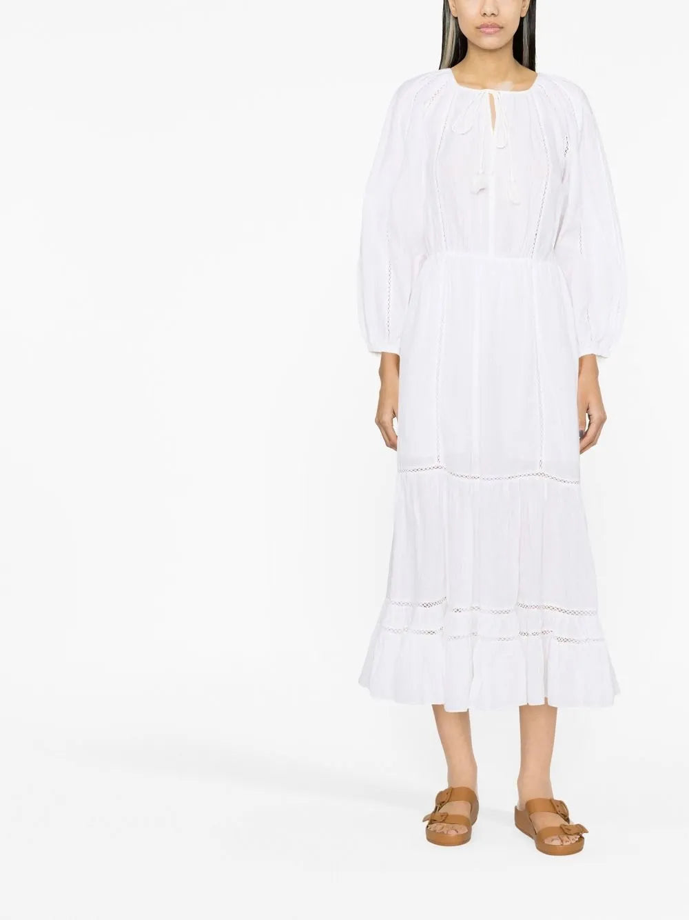 Latifa Flared Midi Dress