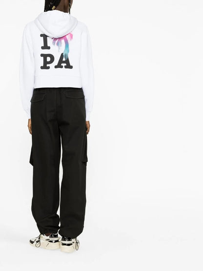 Logo-Print Cotton Hoodie