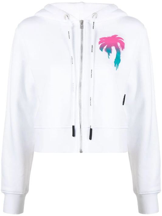Logo-Print Cotton Hoodie