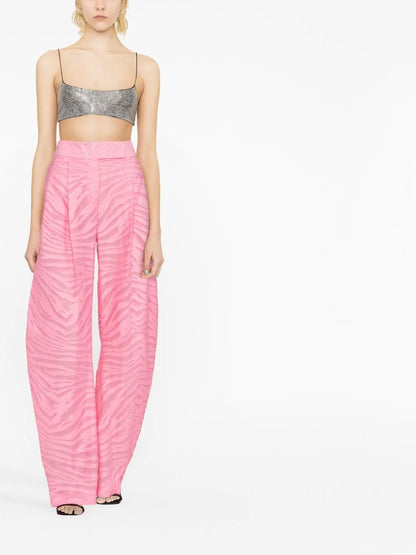 Gary Zebra-Pattern Trousers