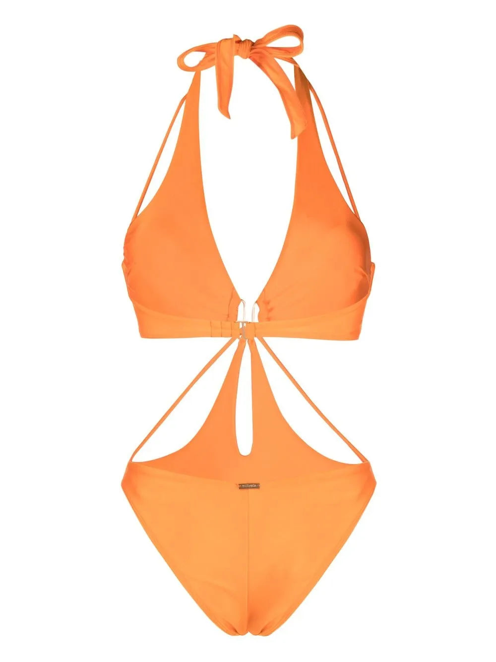 Cut-Out Detail Halterneck Swimsuit