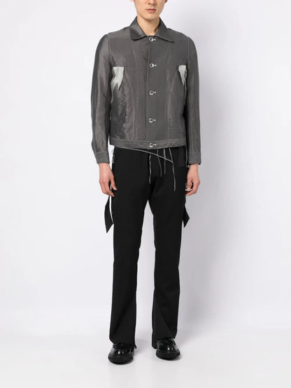 Button-Up Long-Sleeved Shirt