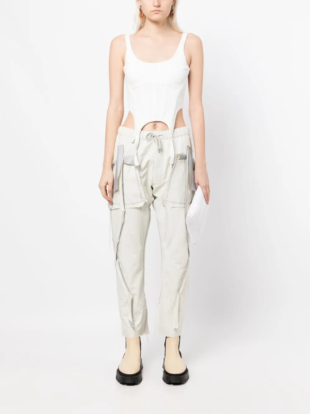 Panelled Nylon Trousers
