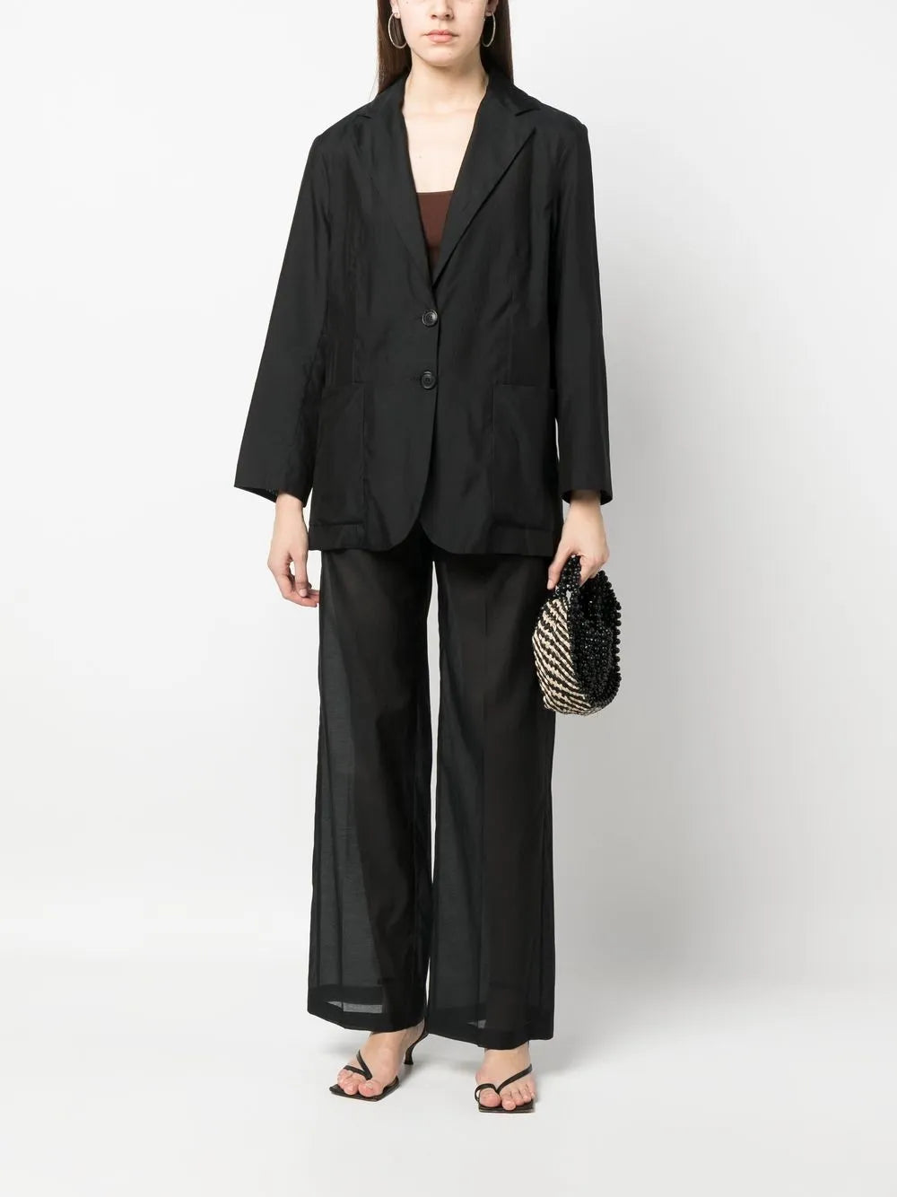 Oversized Single-Breasted Blazer
