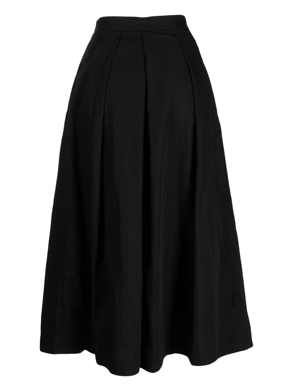 Slits Pleated Skirt