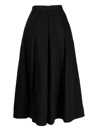 Slits Pleated Skirt