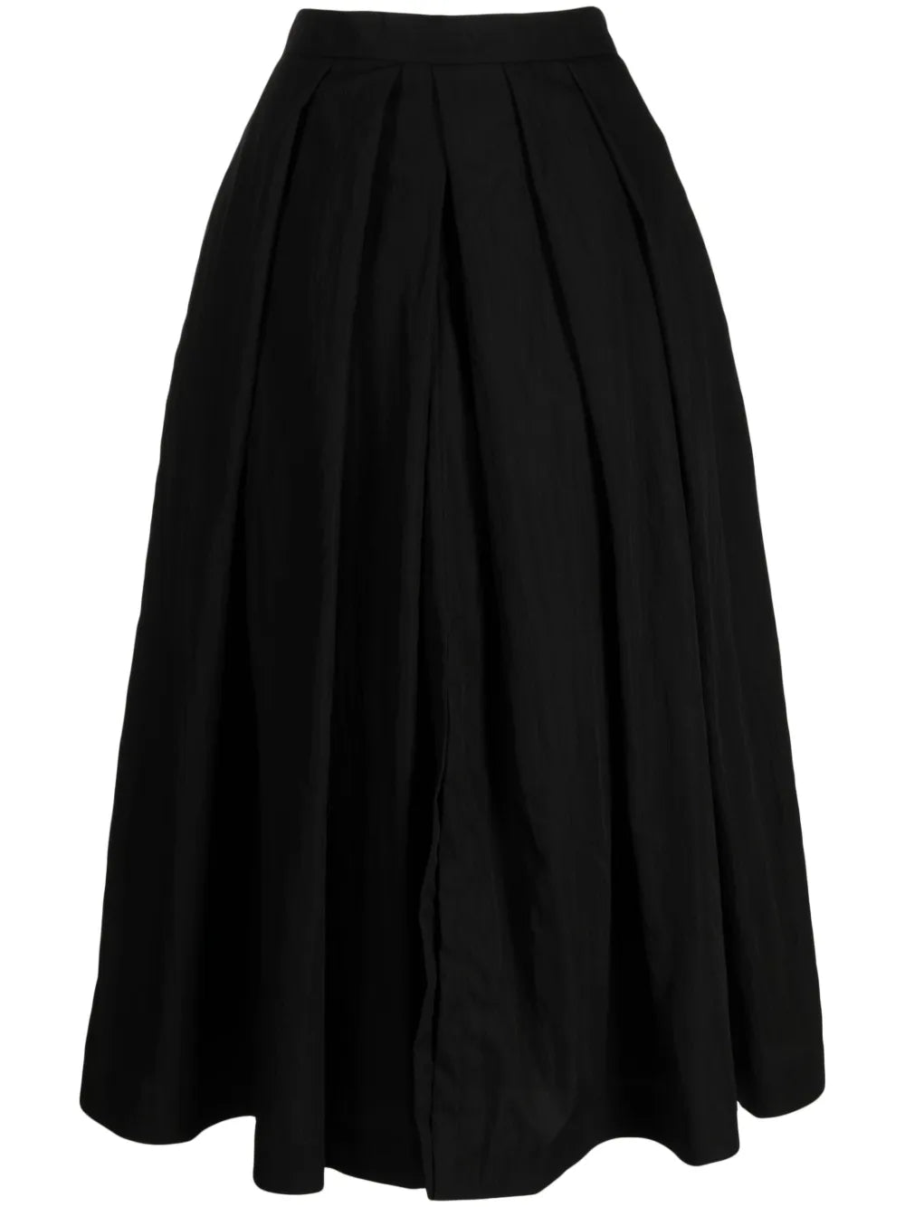 Slits Pleated Skirt