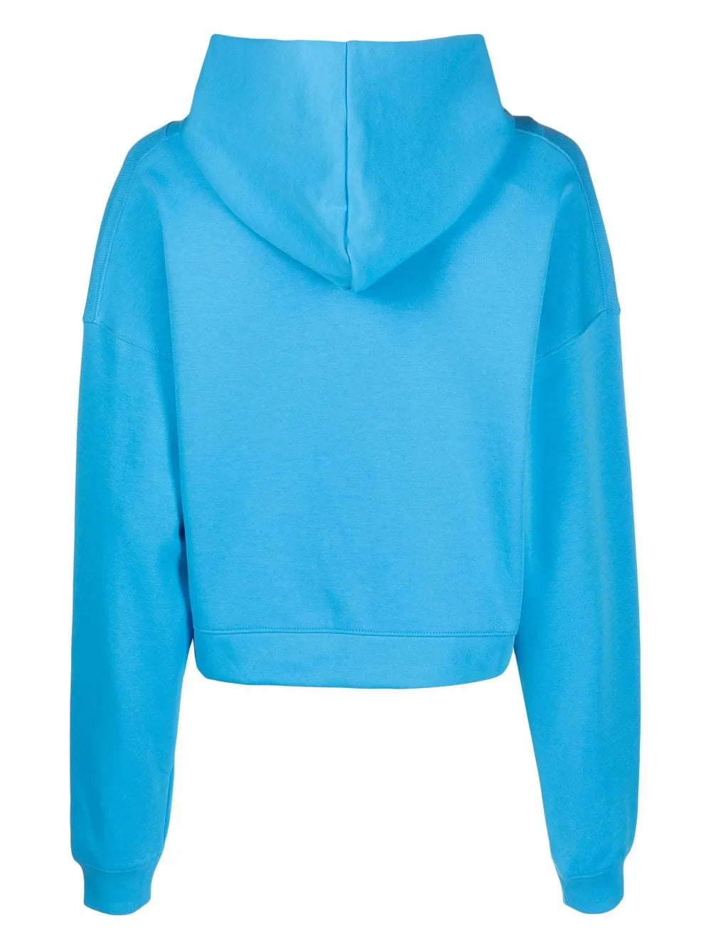 Logo-Print Cropped Hoodie