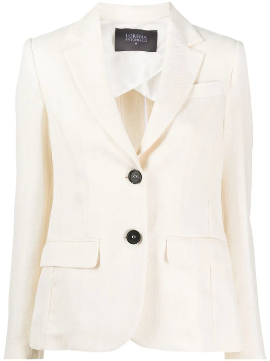 Single-Breasted Fitted Blazer
