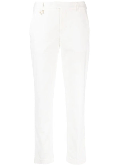 Logo-Charm Cropped Trousers