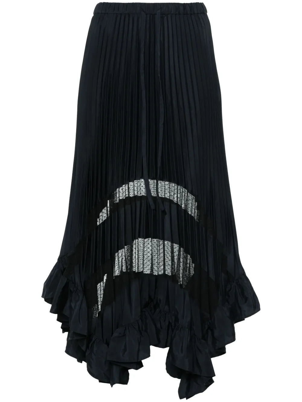Pleated Midi Skirt