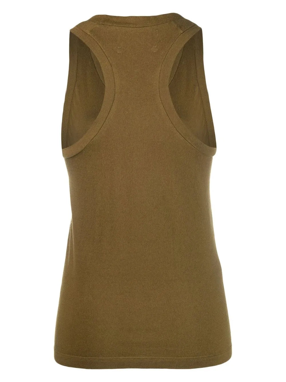 Sleeveless Cotton-Blend Knitted Top